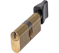 Cisa CILINDRO OVALE CON POMOLO MISURA 56 = 28+28 mm OTTONE