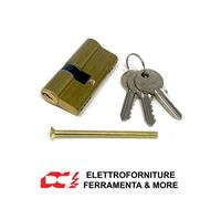 CISA LOGO Cilindro Sagomato Serratura Porta Ottone 3 Chiavi 70mm 30-40
