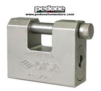 CISA LUCCHETTO ANTI SCASSO MM 75 E MM 84 ACCIAIO CEMENTATO ART.28550