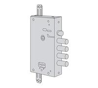 Serratura metallo applicare 57515 cisa dm m4+scr ip.mm 28 e.mm 64 Cisa