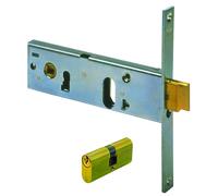 Cisa SERRATURA ALLUMINIO INF.FASCE 2M+S CON CILINDRO Art. 44151 E.70 - F.20