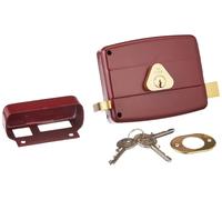 Serratura legno applicare 50121 cisa c.tondo fisso m2+tirante e.mm 60 dx Cisa