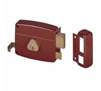 Serratura legno applicare 50121 cisa c.tondo fisso m2+tirante e.mm 60 sx Cisa
