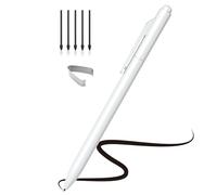 Ciscle EMR Stylus compatibile con Remarkable 2, penna digitale bianca di ricambio con gomma, Palm Rejection, 4096 livelli di pressione, supporto inclinabile, con 5 punte sostituibili