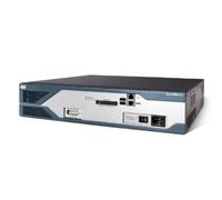 Cisco 2851 Ethernet LAN Black,Blue,Stainless steel wired router - Wired Routers (10,100,1000 Mbit/s, 10/100/1000Base-T(X), 128-bit AES,192-bit AES,256-bit AES,3DES,DES, IOS, Black, Blue, Stainless steel, 2U)