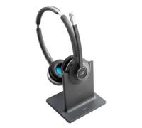 Cisco Headset 561 - Cuffie DECT biaurali wireless con base standard per USA e Canada, colore antracite, un anno di garanzia limitata (CP-HS-WL-562-S-EU=)