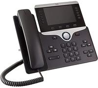 Cisco 8851 Wired handset Black IP phone - IP phones (800 x 480 pixels, 12.7 cm (5"), G.711a,G.722,G.729A,iLBC, 3.0+EDR, SIP, SPD, UDP, GARP, DNS, TFTP, HTTPS, VLAN, RTP, RTCP, PPDP, IEEE 802.3ab,IEEE 802.3af,IEEE 802.3at,IEEE 802.3i,IEEE 802.3u)