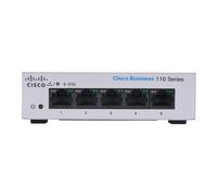 Cisco Switch non gestito CBS110-5T-D – 5 porte GE Desktop – Protezione limitata a vita – Nuovo