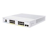 Cisco Business CBS250-16P-2G Smart Switch | 16 porte GE | PoE | 2x1G SFP | Limited Lifetime Protection (CBS250-16P-2G)