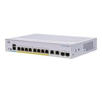Cisco Business CBS250-8PP-E-2G Smart Switch | 8 porte GE | Partial PoE | Ext PS | 2x1G Combo | Limited Lifetime Protection (CBS250-8PP-E-2G)