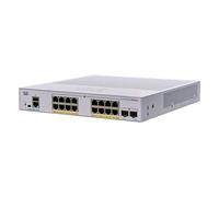 Cisco Business CBS350-16FP-2G Managed Switch | 16 porte GE | Full PoE | 2x1G SFP | Limited Lifetime Protection (CBS350-16FP-2G)