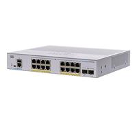 Cisco Business CBS350-16P-E-2G Managed Switch | 16 porte GE | PoE | Ext PS | 2x1G SFP | Limited Lifetime Protection (CBS350-16P-E-2G)