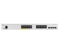 Cisco - Switch di rete Cisco Catalyst 1000-24FP-4X-L, 24 porte PoE+ Gigabit Ethernet (GbE), budget PoE 370W, 4 porte uplink SFP+ da 10G, garanzia limitata a vita con formula avanzata (C1000-24FP-4X-L)
