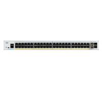 Cisco Catalyst 1000-48T-4G-L - Switch di rete a 48 porte Gigabit Ethernet (GbE), 4 porte uplink SFP da 1G, garanzia limitata a vita con formula avanzata (C1000-48T-4G-L), grigio
