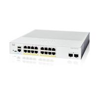 Switch di rete Cisco Catalyst 1200 Gestito L2 Gigabit Ethernet (10/100/1000) Supporto Power over (PoE) Grigio [C1200-16P-2G]