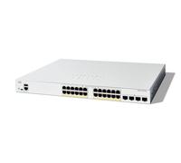 Switch di rete Cisco Catalyst 1300 Gestito L2/L3 Gigabit Ethernet (10/100/1000) Supporto Power over (PoE) Grigio [C1300-24FP-4X]
