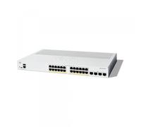 Switch Cisco Catalyst 1300 24 porte Gigabit PoE+ 4 SFP+ L2/L3 Rack gestito