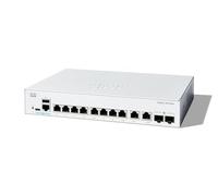 Cisco Catalyst 1300-8T-E-2G Managed Switch, 8 porte GE, alimentatore esterno, 2 porte combinate 1GE, protezione limitata a vita (C1300-8T-E-2G)