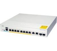 Cisco Catalyst 1000-8FP-E-2G-L Switch di rete a 8 porte PoE+ Gigabit Ethernet, budget PoE 120 W, 2 porte combinate SFP/RJ-45 da 1G, garanzia limitata a vita con formula avanzata (C1000-8FP-E-2G-L)