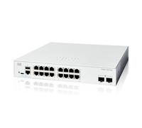 Cisco Catalyst 1200-16T-2G Smart Switch, 16 porte GE, 2 porte SFP 1GE, protezione limitata a vita (C1200-16T-2G)