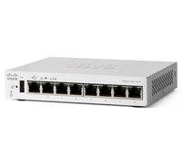 Cisco Catalyst 1200-8T-D Smart Switch, 8 Port GE, Ext PS, Desktop, Limited Lifet