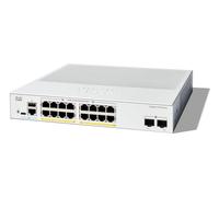 Switch di rete Cisco Catalyst 1200 Gestito L2 Gigabit Ethernet (10/100/1000) Supporto Power over (PoE) Grigio [C1200-16P-2G]