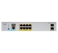 Cisco Catalyst 2960L-SM-8PS Switch di rete a 8 porte PoE+ Gigabit Ethernet, budget PoE 67 W, 2 porte uplink SFP da 1G, garanzia limitata a vita con formula avanzata (WS-C2960L-SM-8PS)