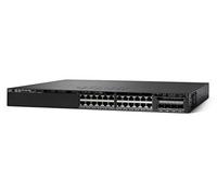 Cisco Catalyst 3650-24TS-L Switch di rete a 24 porte Gigabit Ethernet, 4 uplink da 1G, alimentazione 250 WCA, funzionalità LAN di base, garanzia limitata a vita con formula avanzata (WS-C3650-24TS-L), bianco