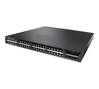 Cisco Catalyst 3650-48PD-L Switch di rete a 48 porte PoE+ Gigabit Ethernet, 2 uplink da 10G e 2 uplink da 1G, alimentatore 640 WCA, garanzia limitata a vita con formula avanzata (WS-C3650-48PD-L)