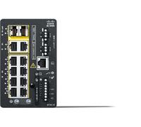 Cisco Catalyst IE-3100-8T2C-E switch di rete Gestito L2 Gigabit Ethernet [10/100/1000] Nero (Cisco Catalyst IE3100 Rugged Series - Switch - 8 x 10/100/1000 + 2 x combo Gigabit - DIN rail mountable) - 