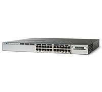 Cisco Catalyst WS-C3750X-24U-E Switch di Rete Gestito Gigabit Ethernet (10/100/1000) Nero, Argento 1U Supporto Power Over Ethernet (Poe)
