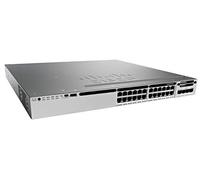 Cisco Catalyst WS-C3850-24T-L Managed Black, Grey network switch - Network Switches (Managed)
