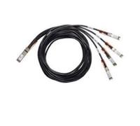 Cisco cavo InfiniBand 3 m QSFP-4SFP25G-CU3M con 100 Gbit/s Nero