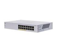 CISCO CBS110-16PP 16-PORT 10/100/1000 SWITCH WITH 8 POE PORTS, 64W, UNMANAGED NEW