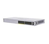 UNMANAGED 24-PORT GE PARTIAL POE 2X1G SFP SHARED