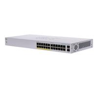 Cisco CBS110-24PP-EU Unmanaged 24-port GE, (12 support PoE with 100W power budget), 2x1G SFP Shared
