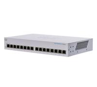Cisco CBS110 Non gestito L2 Gigabit Ethernet [10/100/1000] Desktop Grigio (Cisco Business 110 Series 110-16T - Switch - unmanaged - 16 x 10/100/1000 - desktop, rack-mountable, wall-mountable) - Nouvo