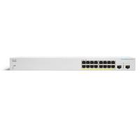 Switch di rete Cisco CBS220-16P-2G Gestito L2 Gigabit Ethernet (10/100/1000) Supporto Power over (PoE) Bianco [CBS220-16P-2G-EU]
