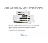 Cisco CBS220-24FP-4X Gestito L2 Gigabit Ethernet (10/100/1000) Supporto Power ov