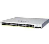 Cisco CBS220-24P-4X Connessione Ethernet Gigabit L2 gestita (10/100/1000), con supporto di alimentazione tramite Ethernet (PoE) Bianco - Nouvo