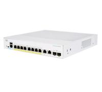 Cisco Business CBS250-8P-E-2G Smart Switch | 8 porte GE | PoE | Ext PS | 2x1G Combo | Limited Lifetime Protection (CBS250-8P-E-2G)