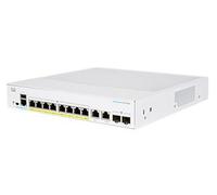 Cisco CBS350-8P-E-2G-EU switch di rete Gestito L2/L3 Gigabit Ethernet 10/100/1000 Argento Cisco Business 350 Series 350-8P-E