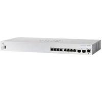 Cisco Business Managed Switch CBS350-8XT | 8 porte da 10GE | 2 SFP+ da 10G condivise | Garanzia hardware limitata a vita (CBS350-8XT-EU)