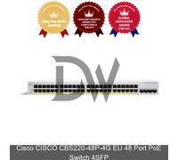 Cisco CISCO CBS220-48P-4G EU 48 porte PoE Gigabit Switch 4SFP