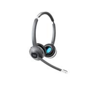 Cisco cuffia wireless sovraurale nera e grigia per ufficio