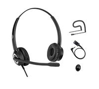 Cisco - Cuffie per telefono con microfono e cavo Cisco U10, RJ9 e jack da 3,5 mm, compatibili con Cisco IP 6841 6871 7941g 7961g 7971g 8811 8845 8865 8941 8961 Series
