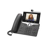 Cisco IP Phone 8865 telefono Antracite Wi-Fi (Cisco - Telefono video con videocamera digitale, interfaccia Bluetooth IEEE 802.11a/b/g/n/ac [Wi-Fi] SIP, SDP 5 linee carbone) [CP-8865-K9=]
