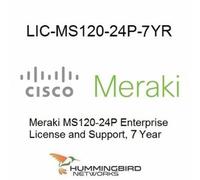 CISCO MERAKI MS120-24P ENTERPRISE LICENSE AND SUPPORT 7 YEARS NEW