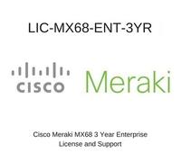 CISCO MERAKI MX68 ENTERPRISE LICENSE AND SUPPORT 3 YEARS NEW