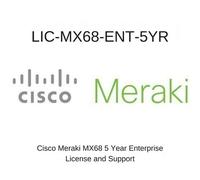 CISCO MERAKI MX68 ENTERPRISE LICENSE AND SUPPORT 5 YEARS NEW